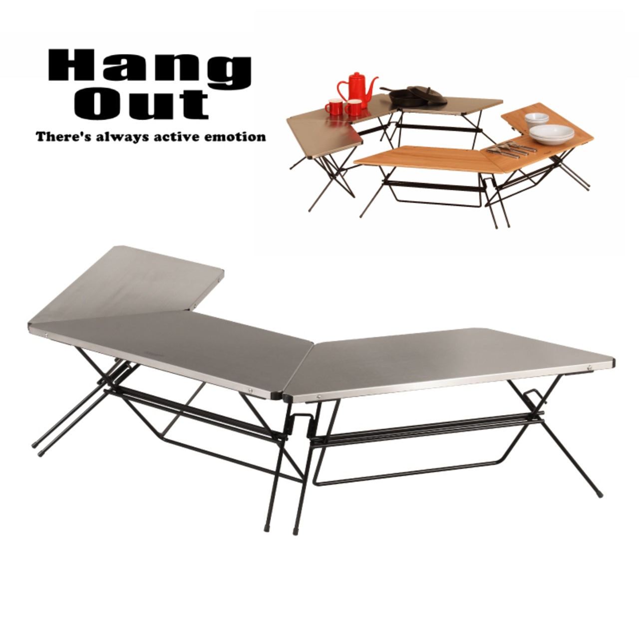 HangOut (ハングアウト) FRT Arch Table (Stainless Top) アーチ テーブル ステンレス トップ