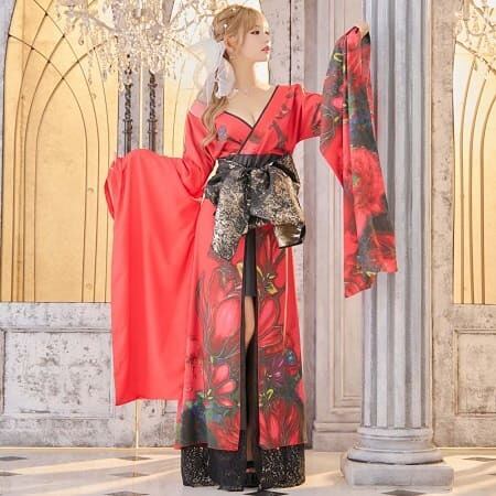 浴衣 ドレス 大人 着物 和風 花魁 コスプレ よさこい 衣装 浴衣ドレス