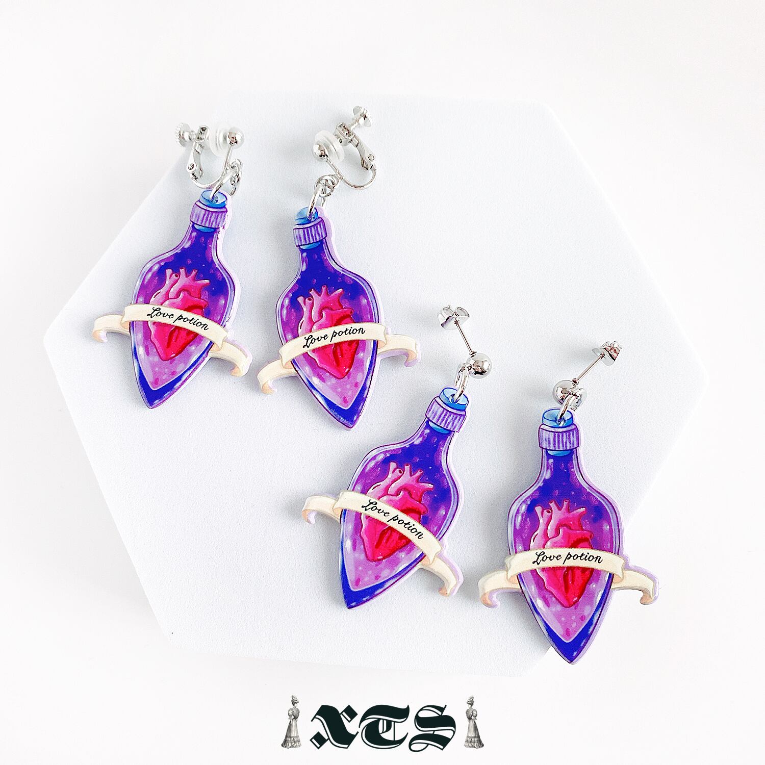 Poison Bottle Pierce/Earrings【TS0261】