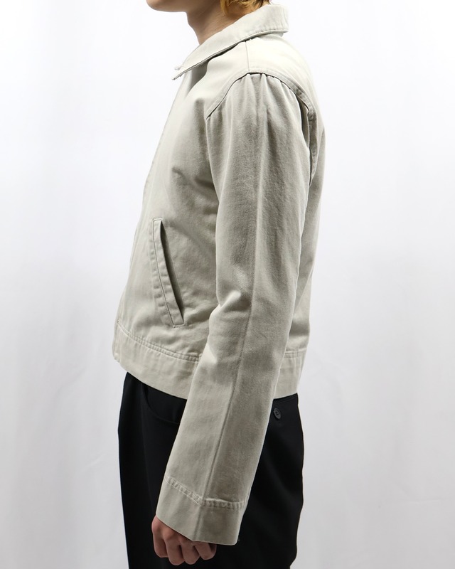 minimal cotton drizzler jacket