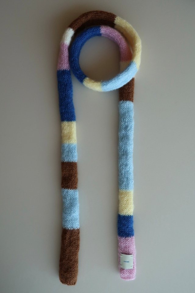 skinny scarf (multi brown)