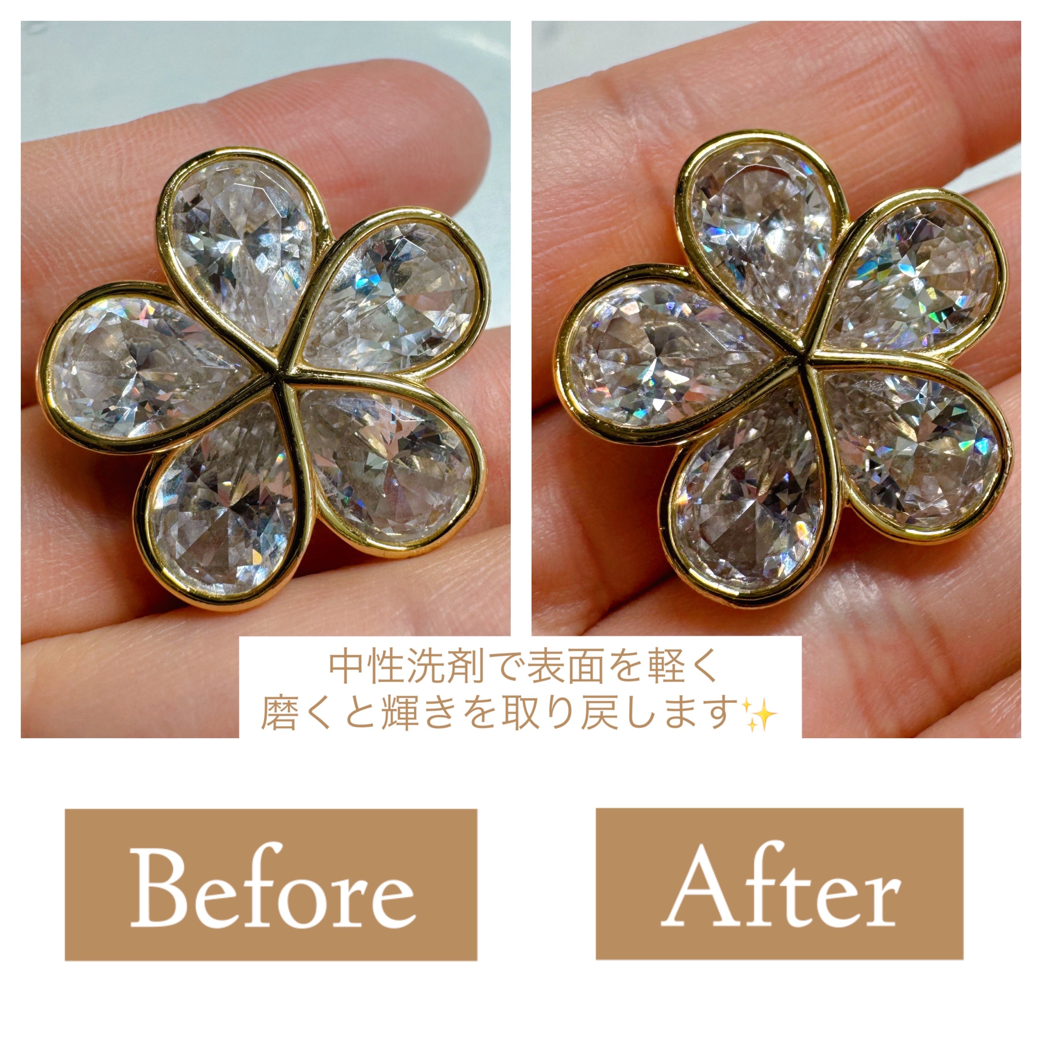 3color】Plumeria 5Arank Zirconia hair accessory Hawaiianjewelry