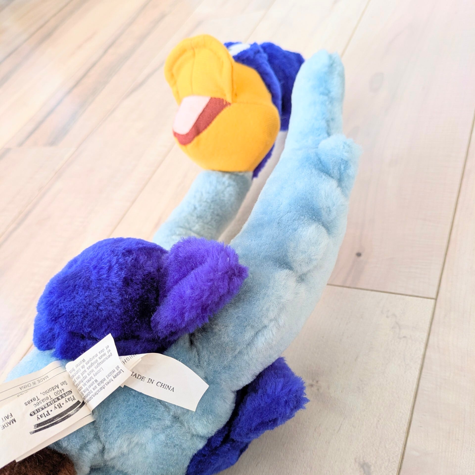 ☆VINTAGE 1997☆【 Looney Tunes ( ルーニーテューンズ )】ロードランナー / BIGベンダブルぬいぐるみ / プラッシュ 〚アメリカン雑貨 アメトイ〛