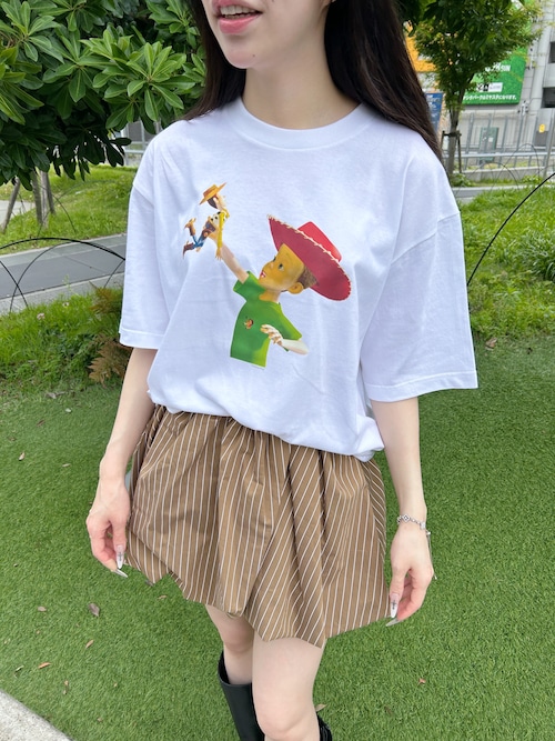 TOYSTORY/アンディ/ビッグシルエットTシャツ/ホワイト/CHDYST2510-04