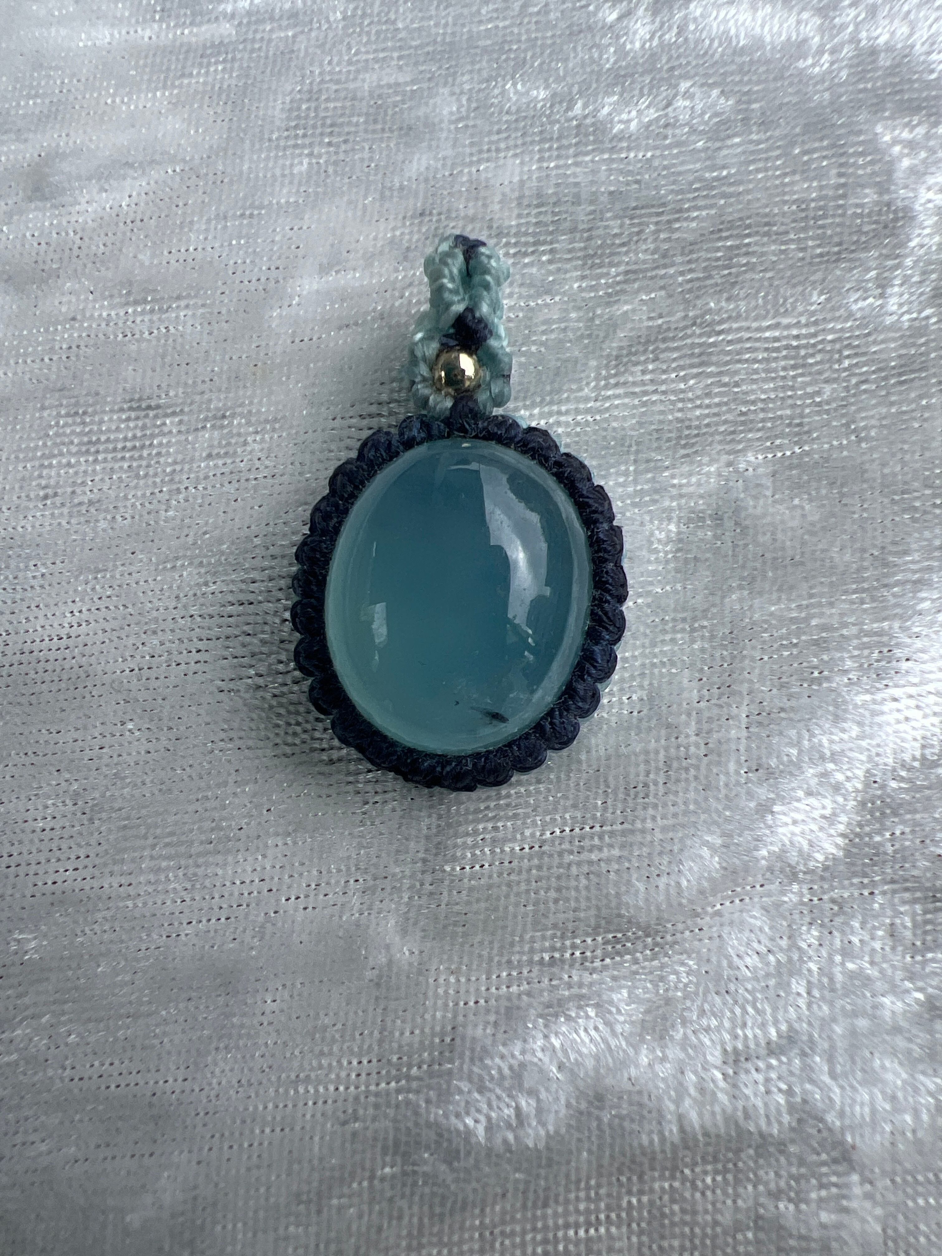 s*認様 翡翠　ペンダントトップルース 本翡翠ペンダント 大ルース スカイブルー 無含浸 無着色 可愛い