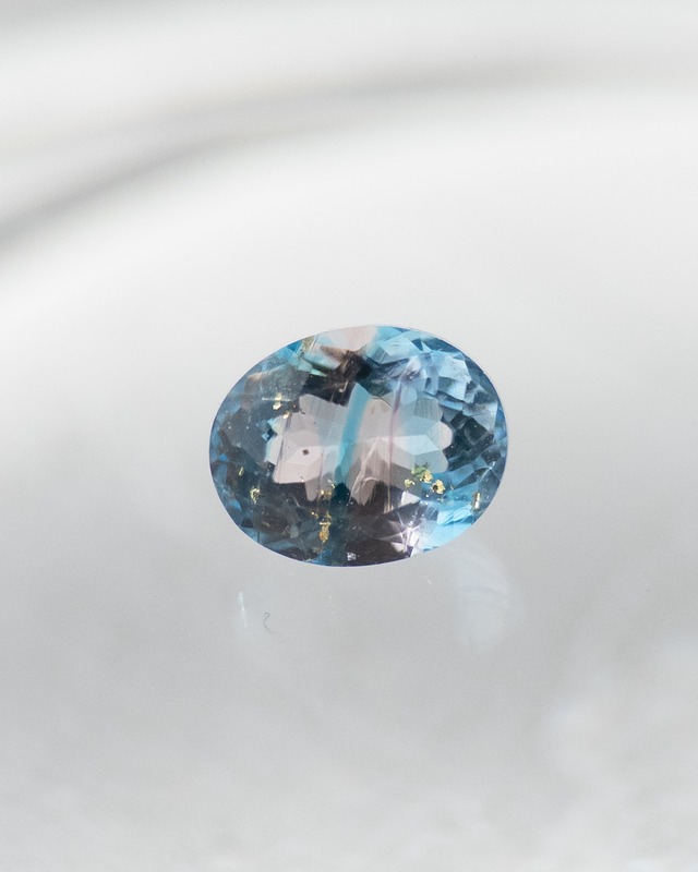 オーバル 10×8mm #298【硝子の宝石】箔入