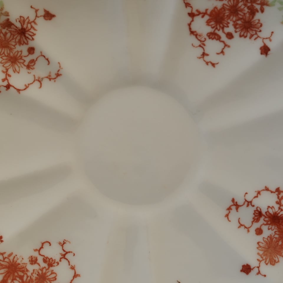 美品 英国シェリー フォーリー 9059スノードロップ トリオA カップ