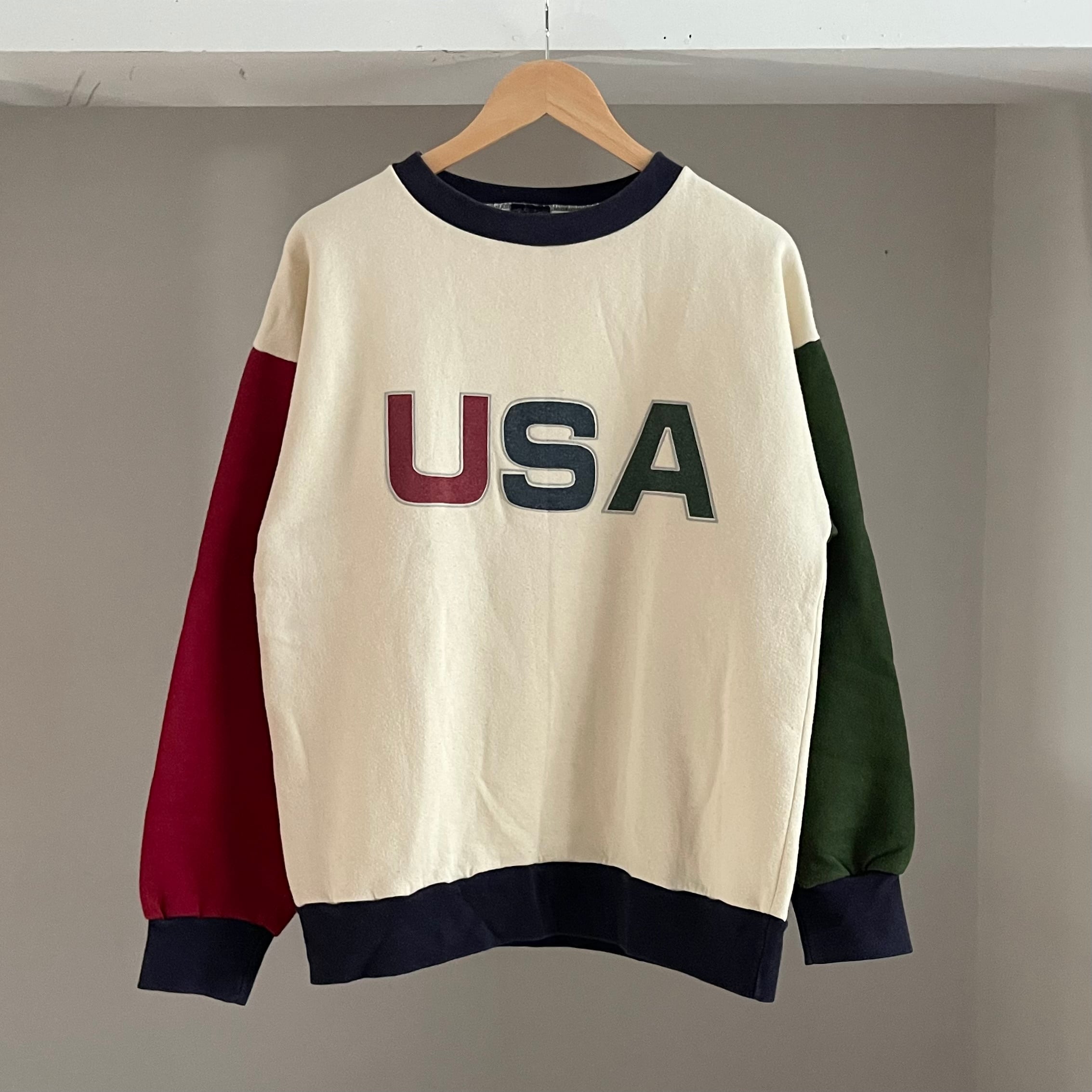 【Sz:L】90s CROWDERS CREEK「USA」スウェット MADE IN USA