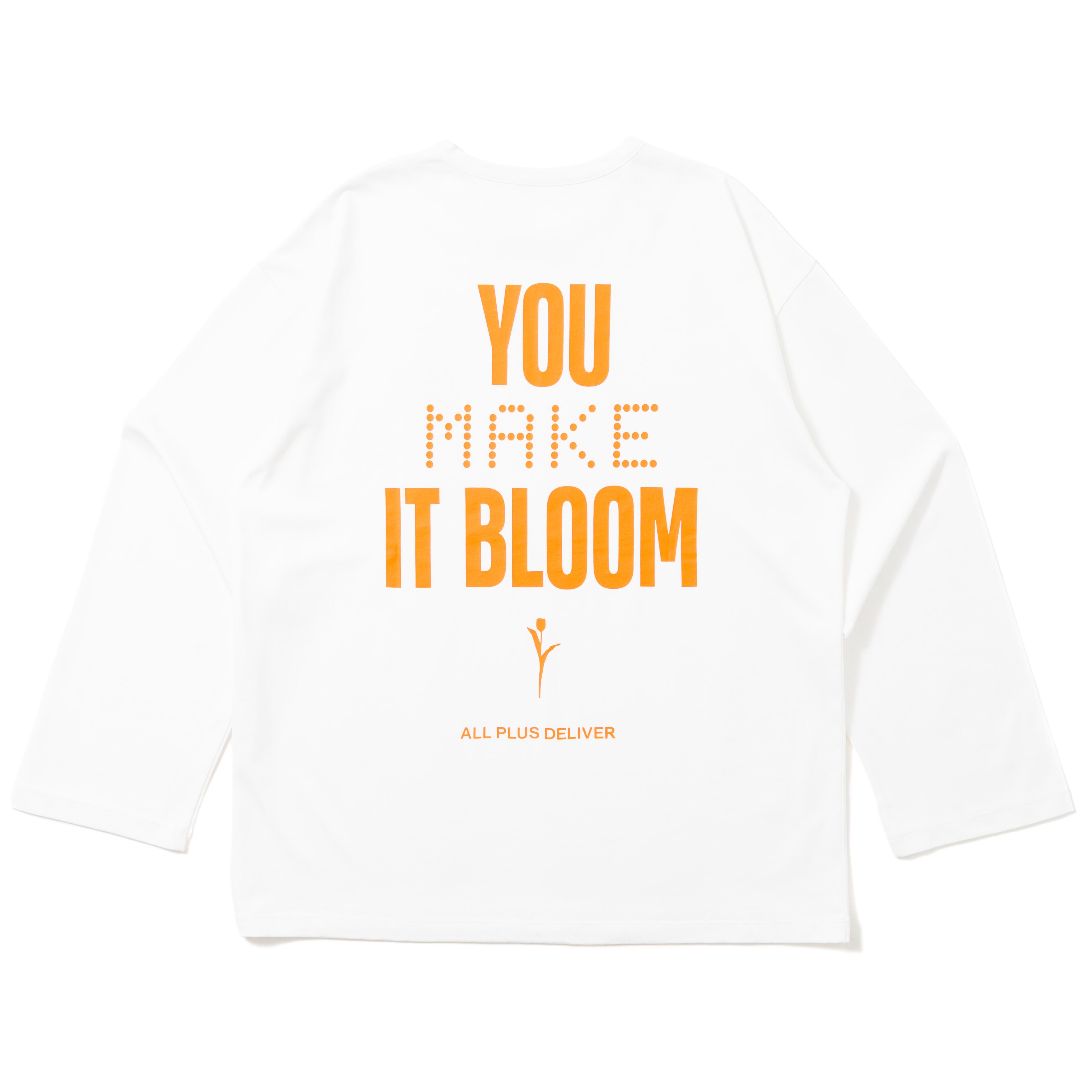 ALPSDR BLOOM LS TEE / WHITE