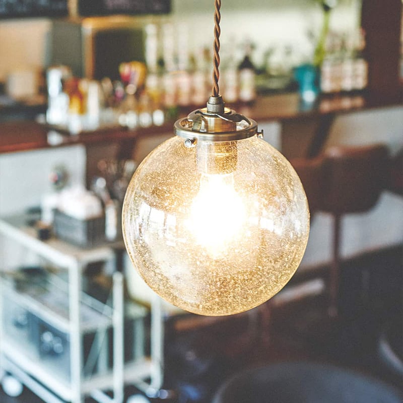 ペンダンライト 丸 シャボン玉 ガラス クリア クラシック バブル 気泡