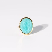 【15号】アマゾナイト リング（グラン）