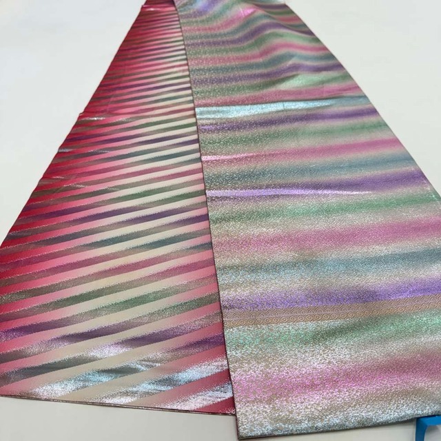 引き振袖用帯 本振袖用帯  裾引き 大振袖 全通 445cm 花嫁衣装 舞台衣装 中古 リサイクル 結婚式 婚礼 4899