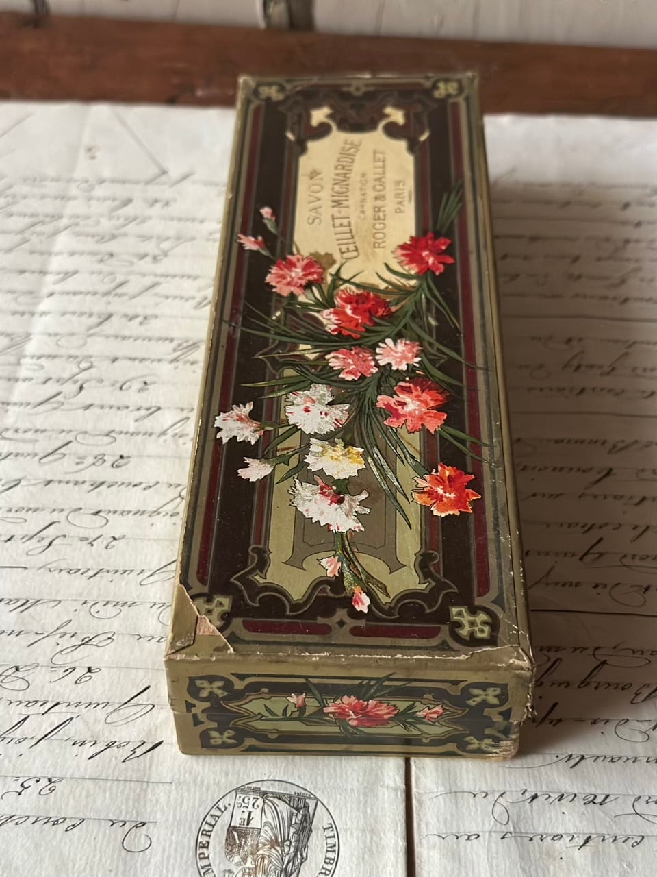 ROGER&GALLET 石鹸入り紙箱 ロジェガレ | Brocante de La Cocotte