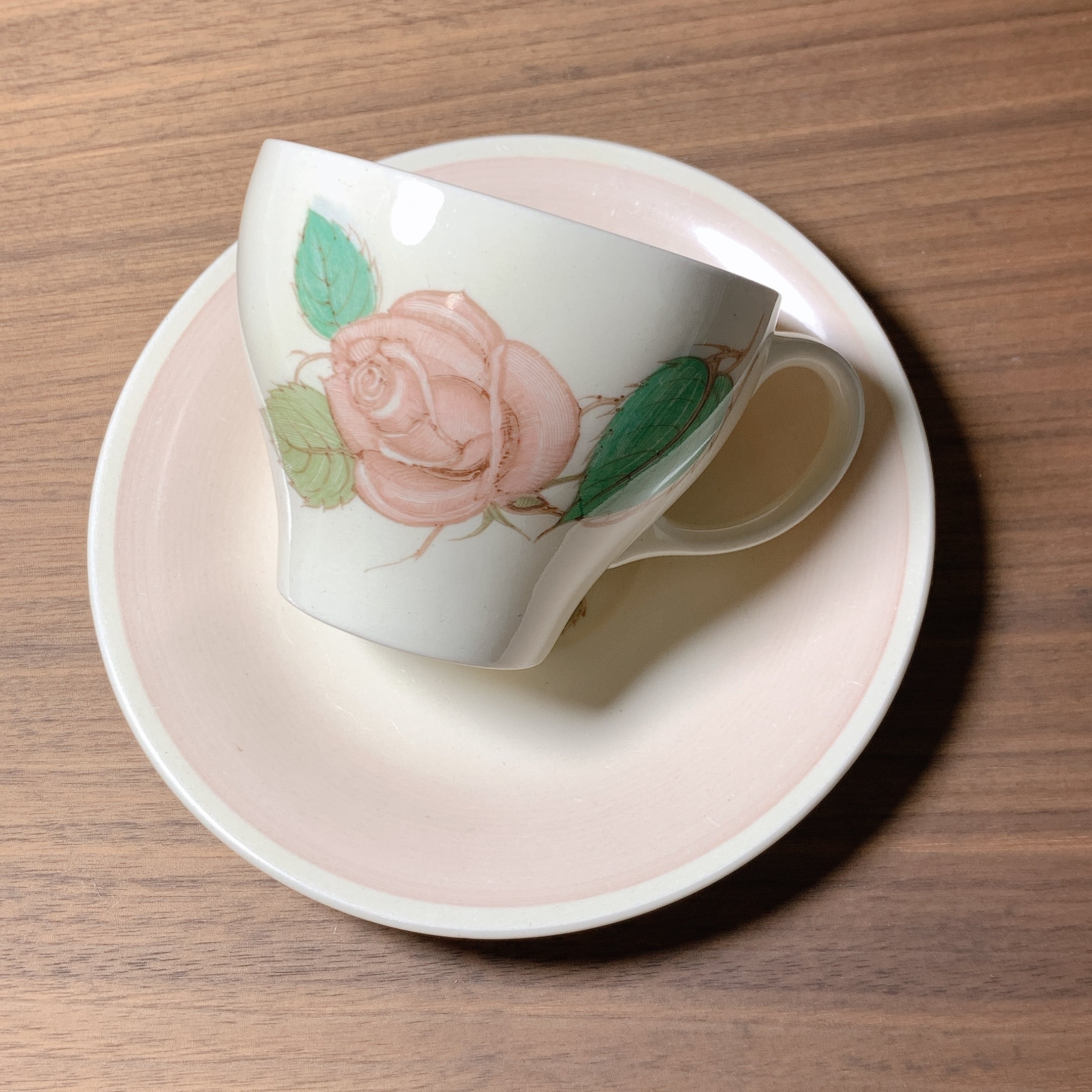 スージークーパー パトリシアローズ カップ＆ソーサー(ピンク) B