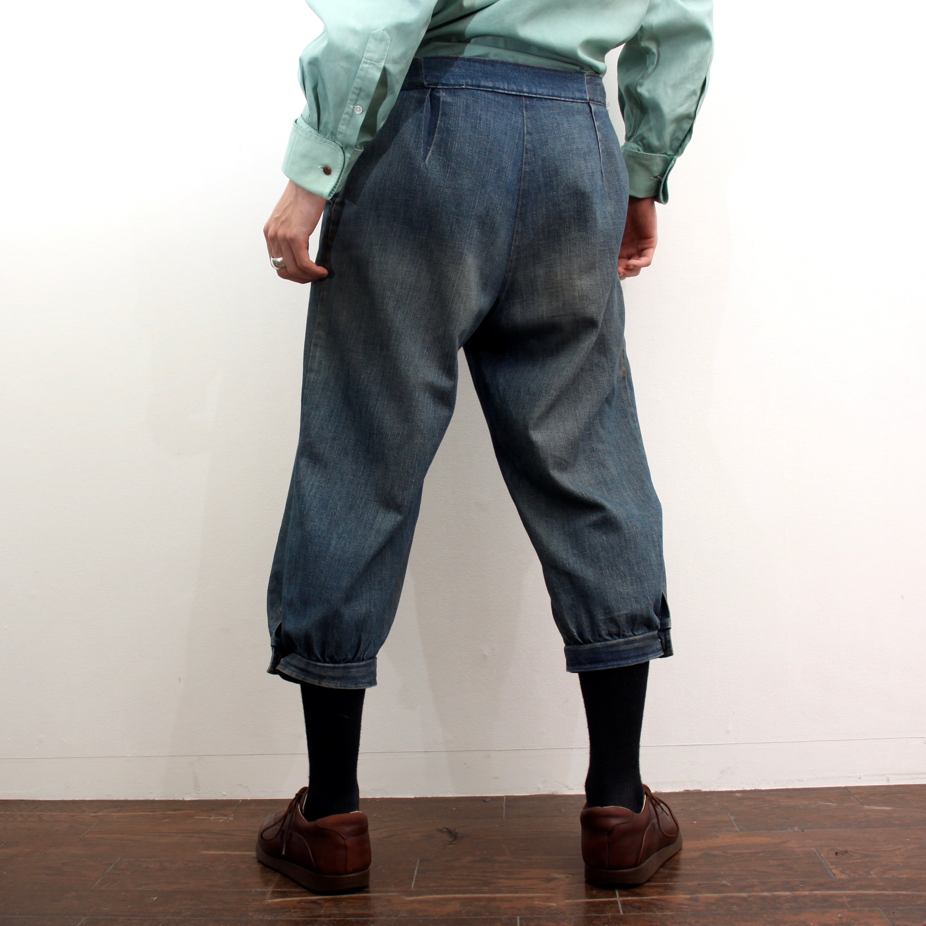 0552. 1960's denim jodhpurs デニム ジョッパーズパンツ ニッカポッカ