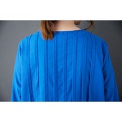 プリーツアクセント シャツワンピース  00357