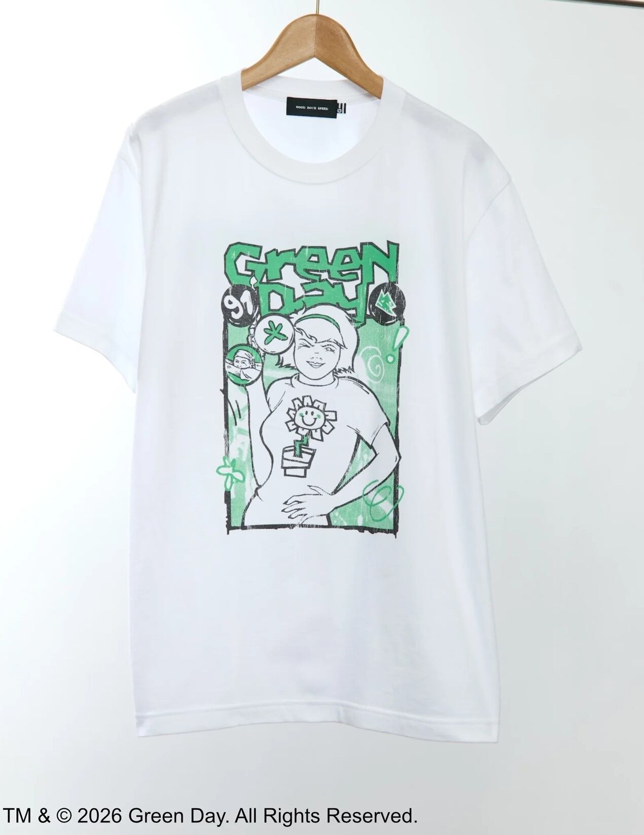 GOOD ROCK SPEED】 GREEN DAY “Kerplunk!” Front & Back Graphic T