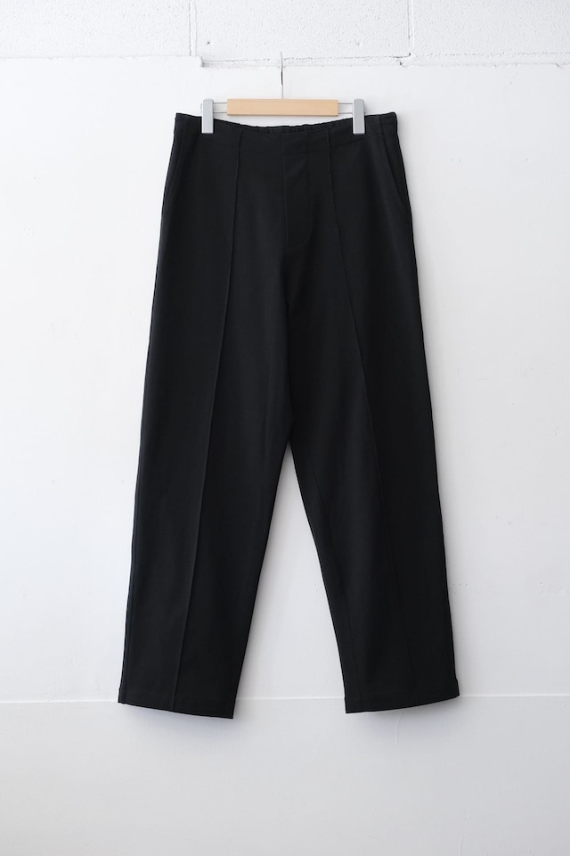 LADY WHITE Band Pant　Black,Pewter