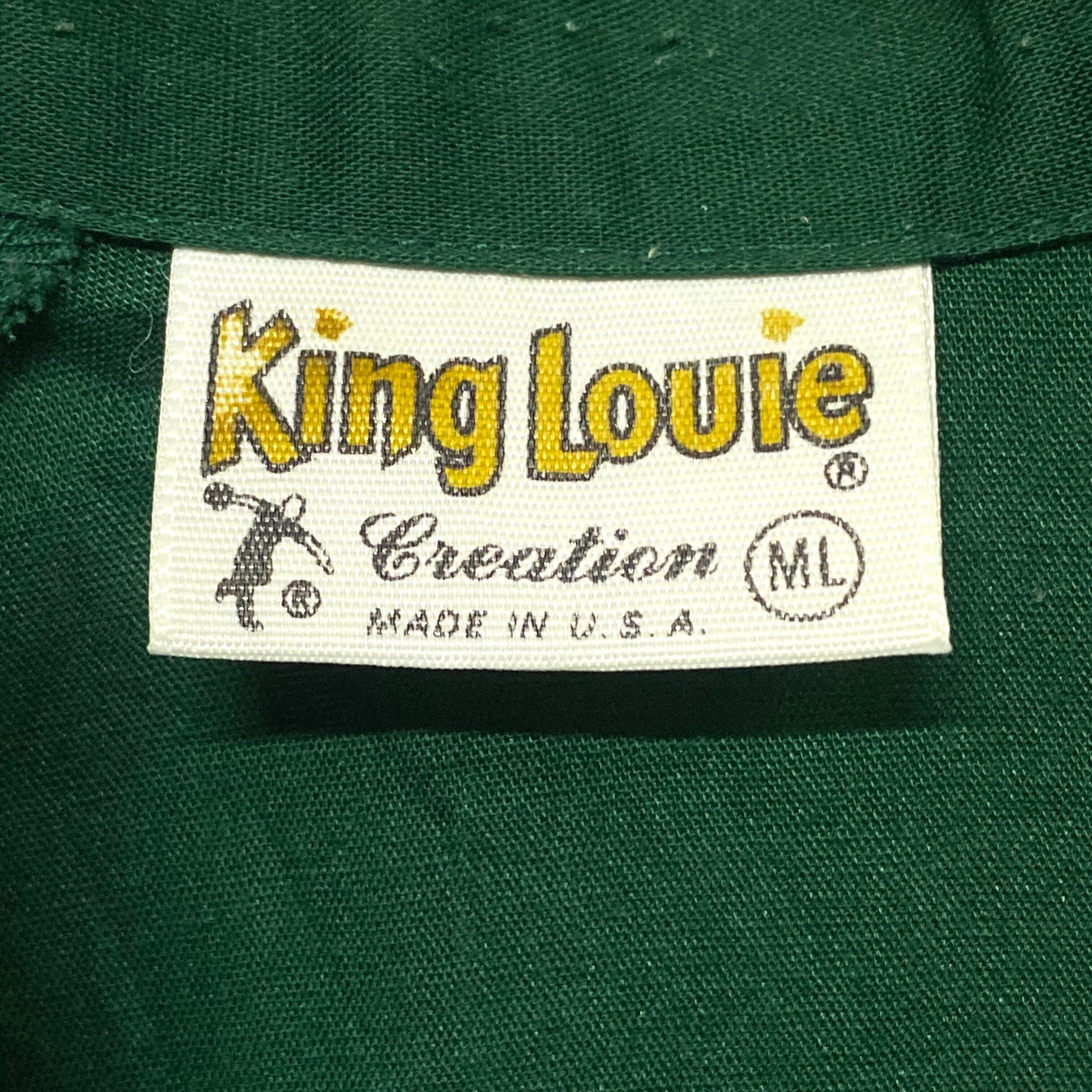 70年代 USA製 king Louie キングルイ ボーリングシャツ ボウリング