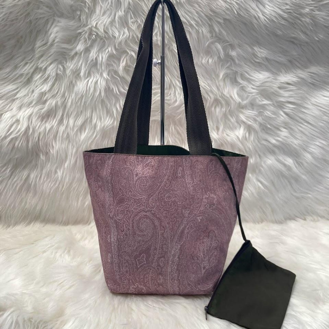 エトロ ETRO ワンショルダー ショルダーバッグ ペイズリー柄 レザー  