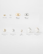 〔K18YGP〕梨花 ピアス