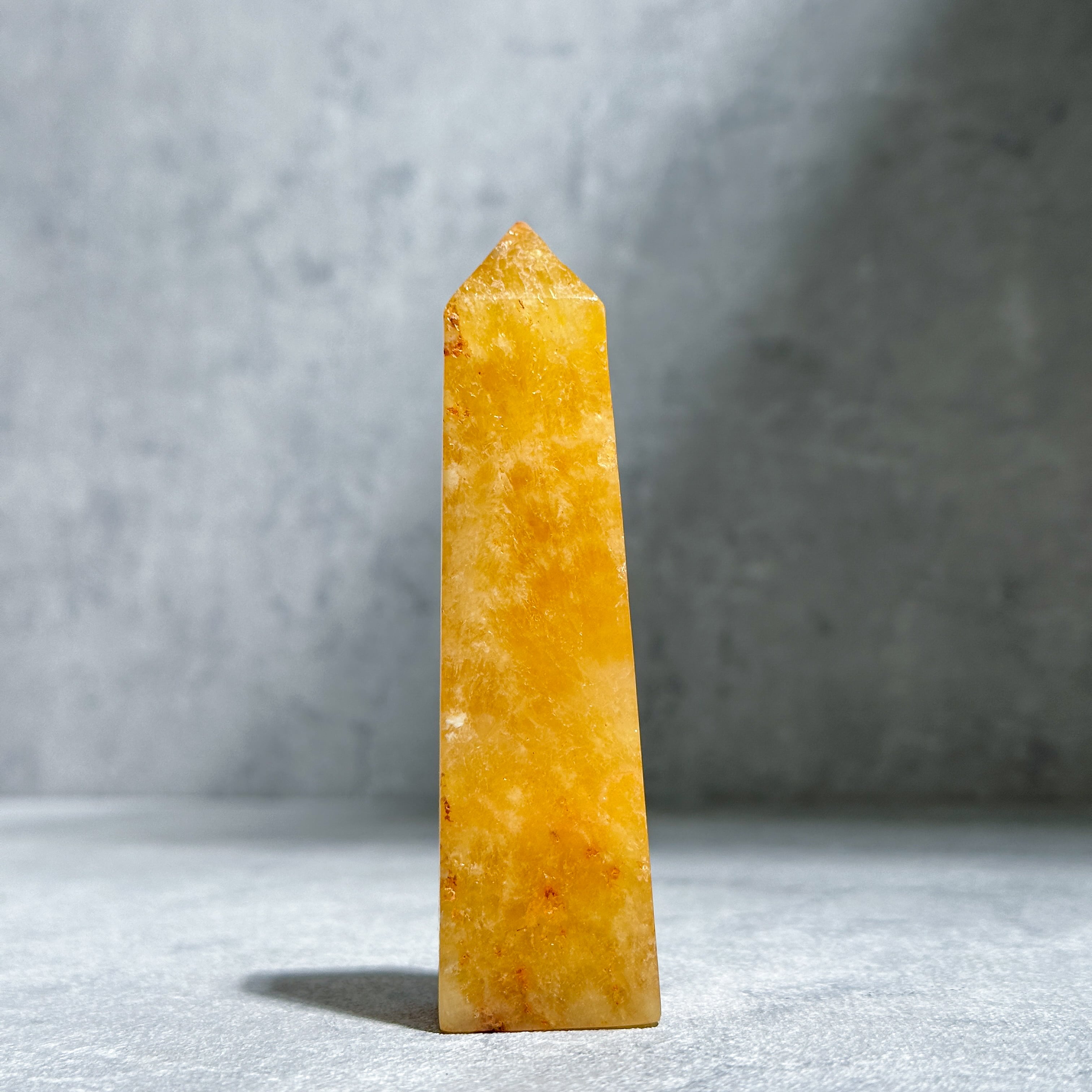 オレンジカルサイト タワー型64◇ Orange Calcite ◇天然石・鉱物