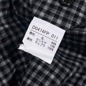 カシミヤ混 PAPAS パパス チェック タック スラックス パンツ M/メンズ