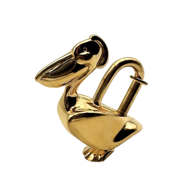 HERMES エルメス カデナ ペリカン 1992年限定 ゴールド 34252-202609