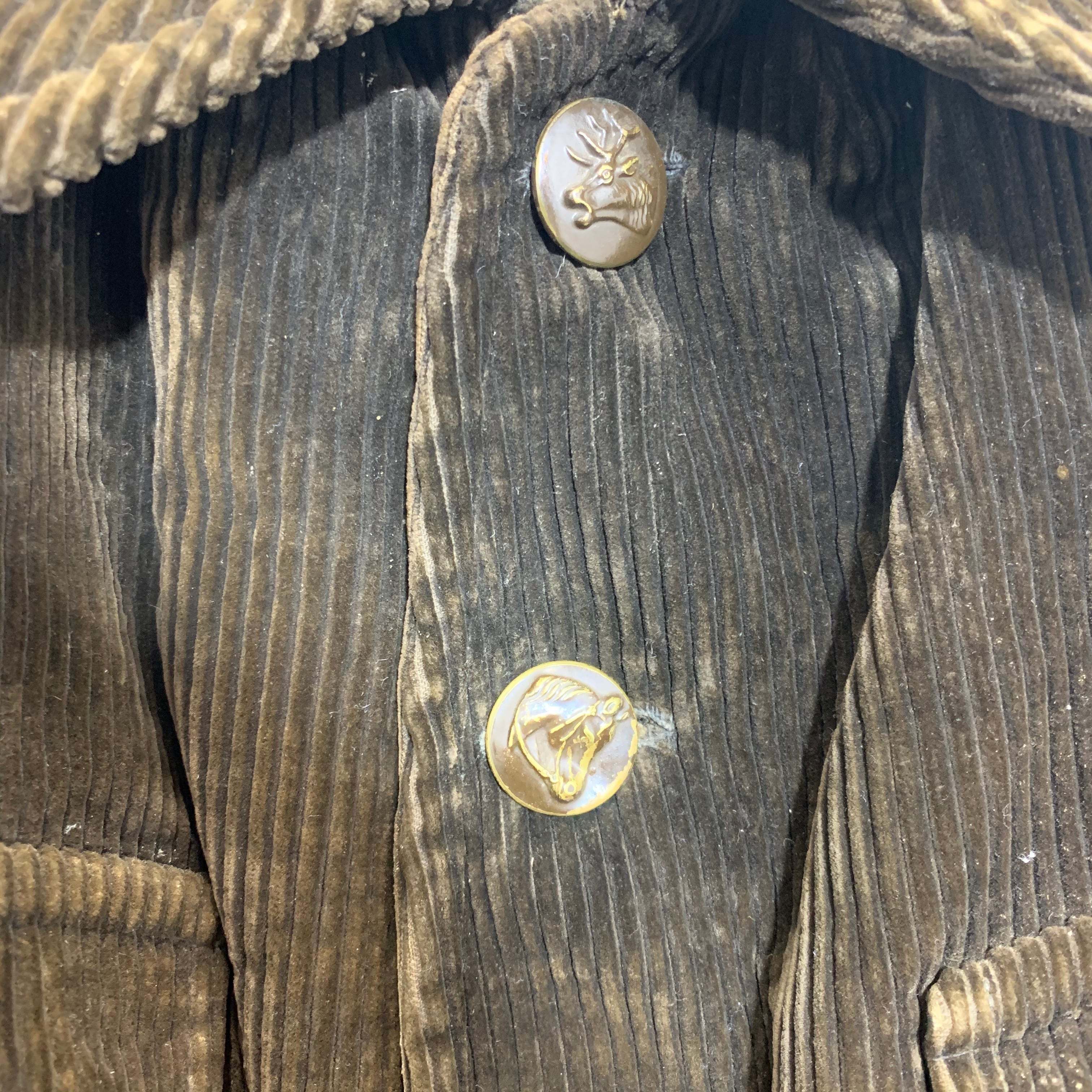 フランス製 60's 動物ボタン ハンティングジャケット ヴィンテージ