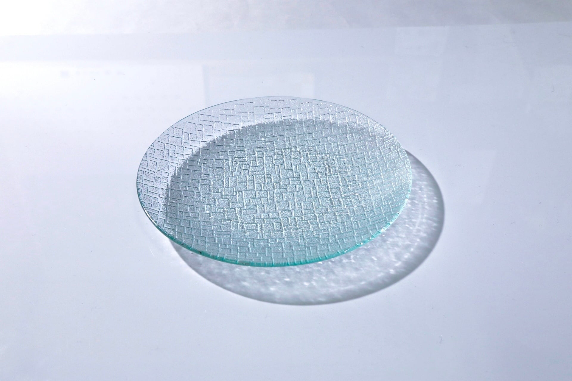 昭和型ガラス「つづれ」 皿 円形 中(Φ150mm)