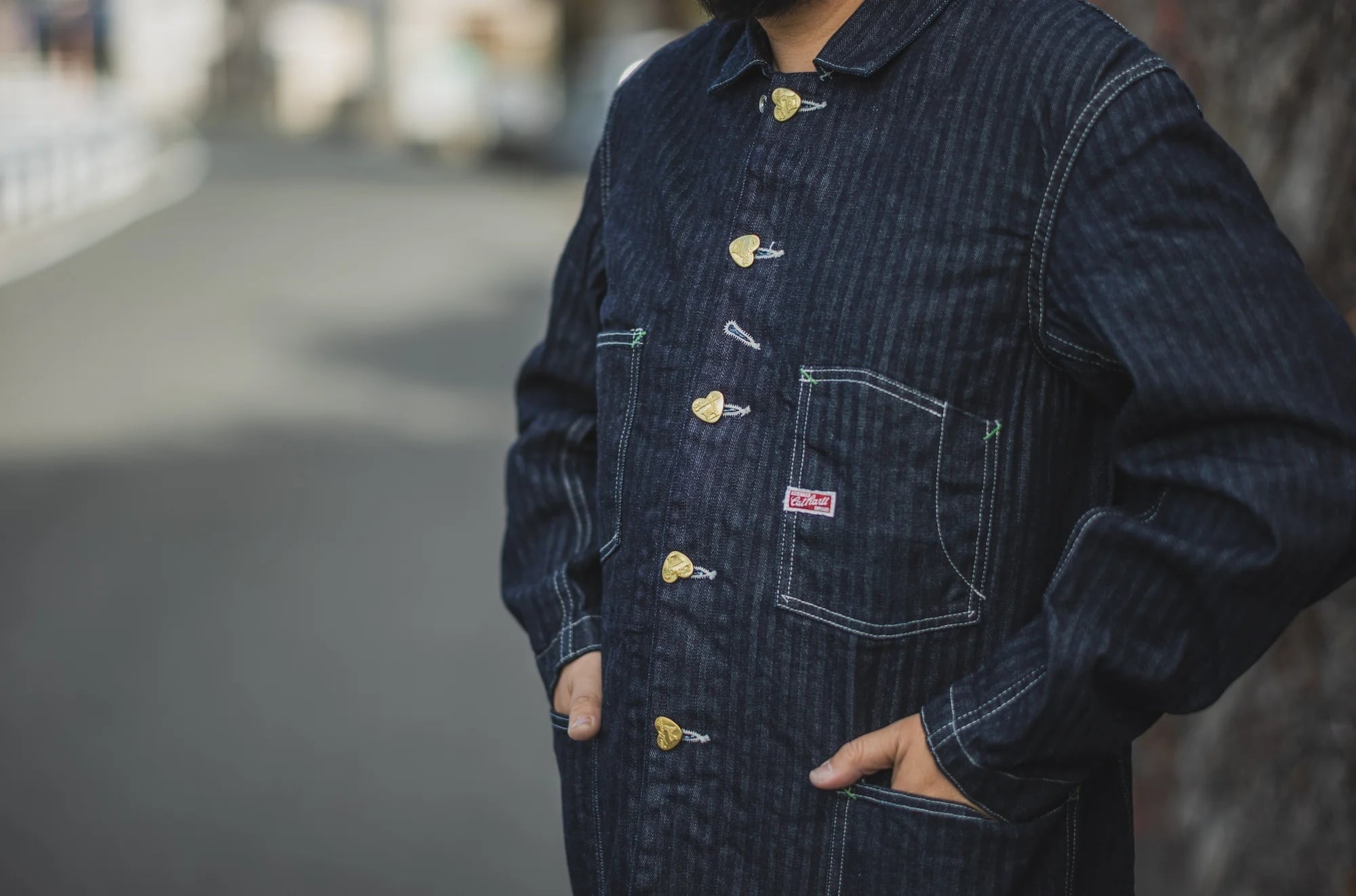 TCB Jeans Cathartt Chore Coat Denim Herringbone ジーンズ メンズ