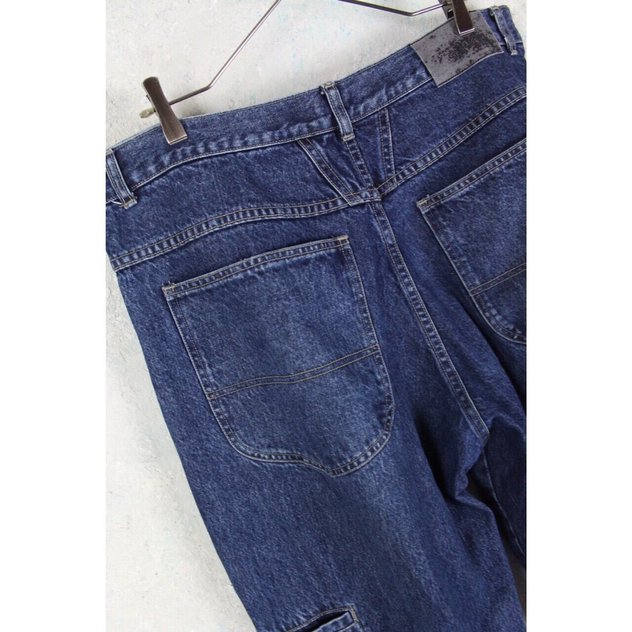 Marithé+ François Girbaud スーパーワイド デザインデニムパンツ 【FF
