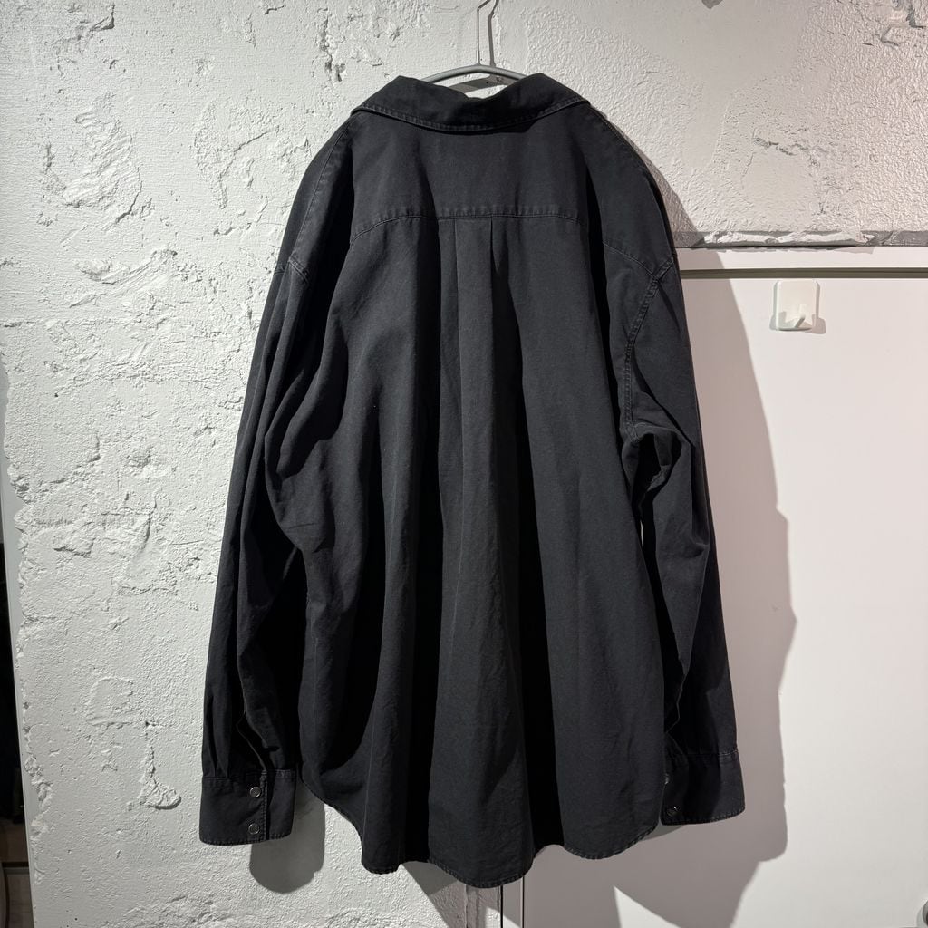 OUR LEGACY アワーレガシー POCO SHIRT Black Cosmic Twill ワーク
