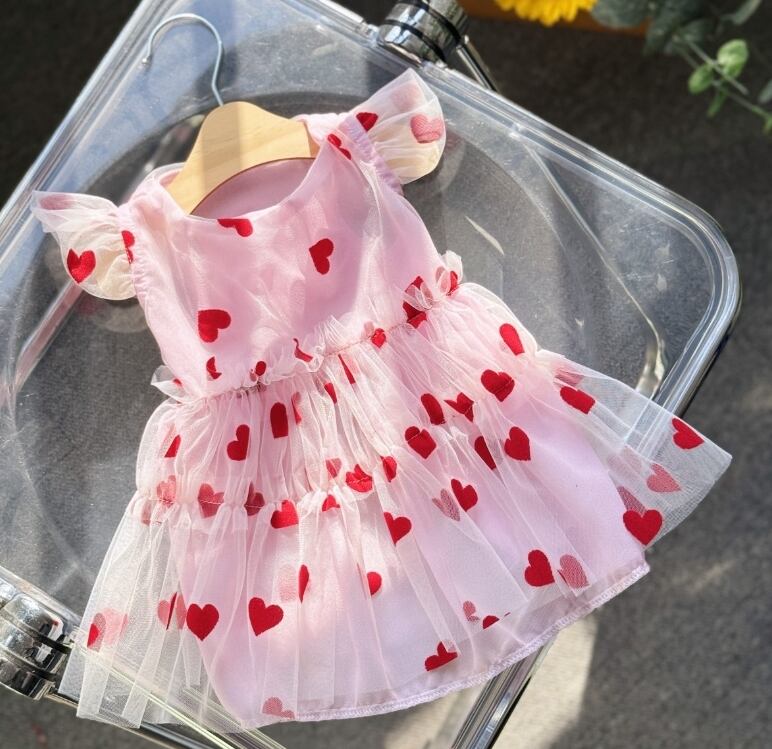 《予約》№3102341 ハートのチュールワンピース