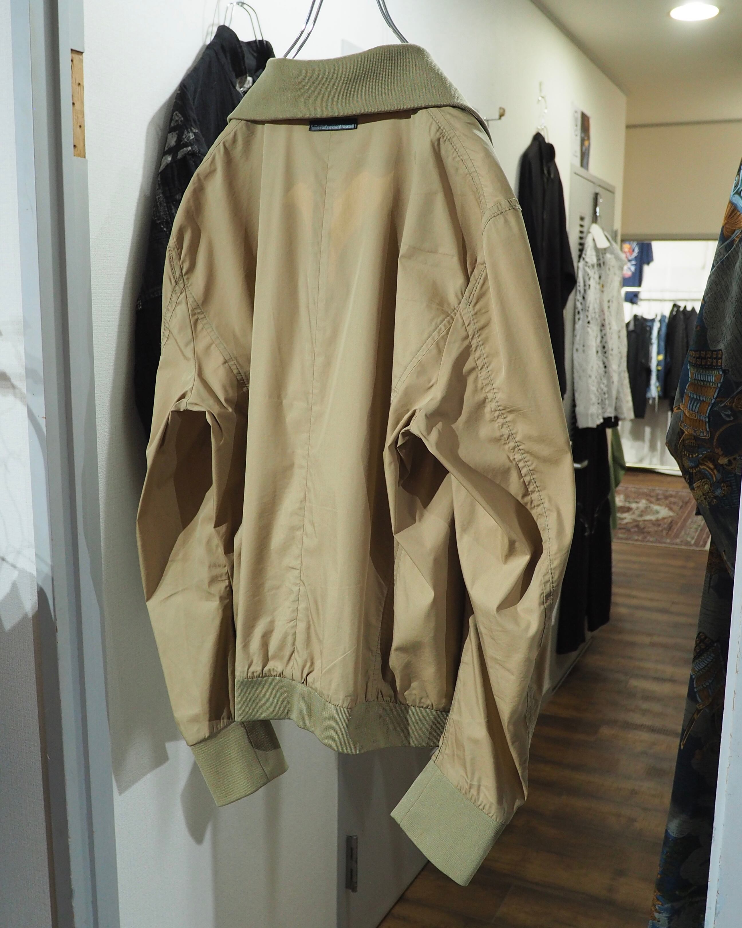 " DIESEL BLACK GOLD " Different materials Switching High neck Track jacket (Made in Italy)