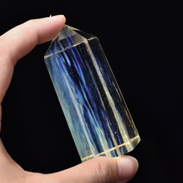 シエラネバダ産 アンダラクリスタル ポイント ゴールデンサンシャイン&エンジェルラダー A