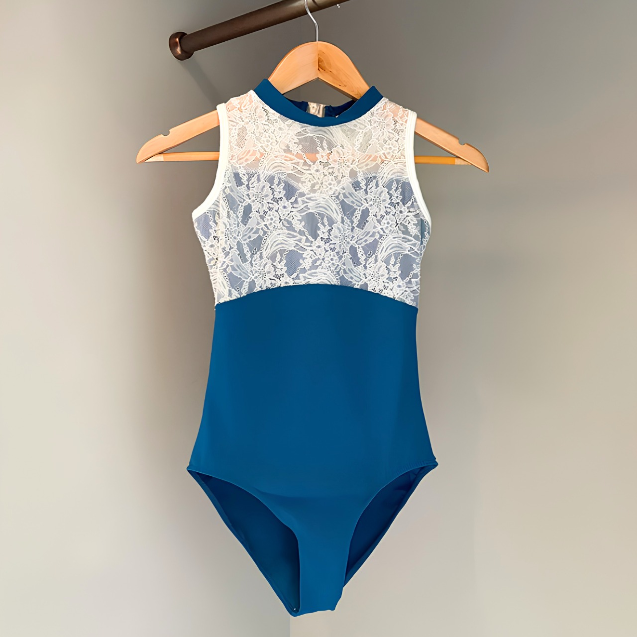 シアーレース ハイネック レオタード 3色展開 L1508