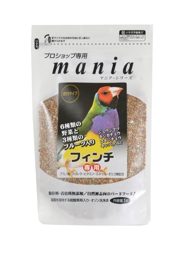 黒瀬ペットフード maniaシリーズ フィンチ １Ｌ