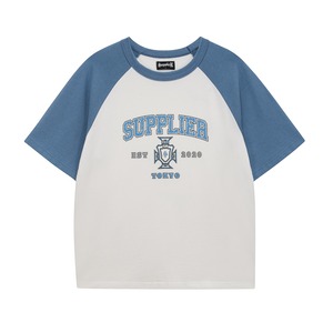 【SUPPLIER】Cross College Logo Raglan Tee