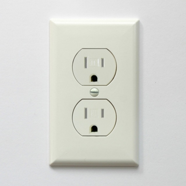 アメリカ製　2口コンセントプレート