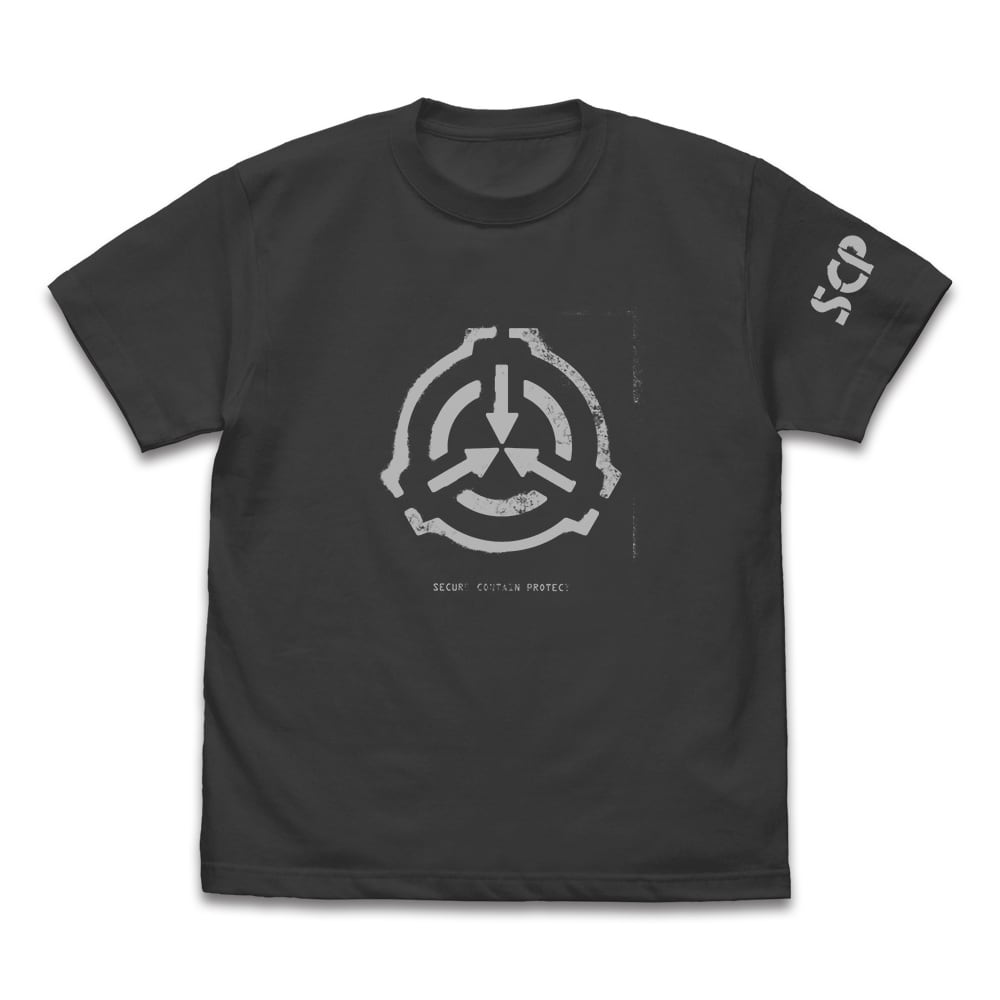 SCP財団 7305-1840 SCP財団 ステンシルロゴ Tシャツ/SUMI-S/M/L/XL