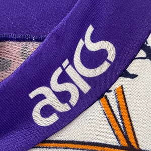 【asics】90s 総柄 サイクルウェア バックポケット アシックス XL アメリカ古着