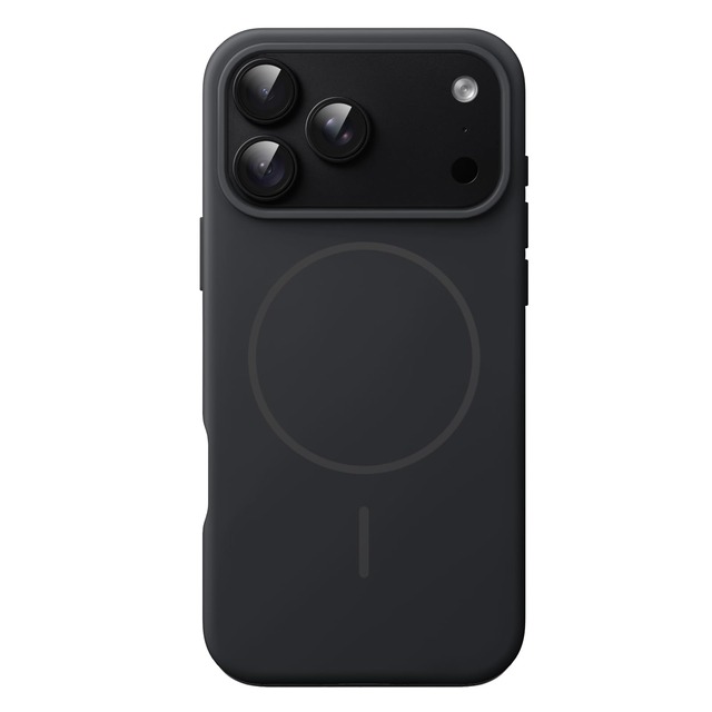 JETech iPhone 18 Pro用 マグネットシリコンケース (ブラック)