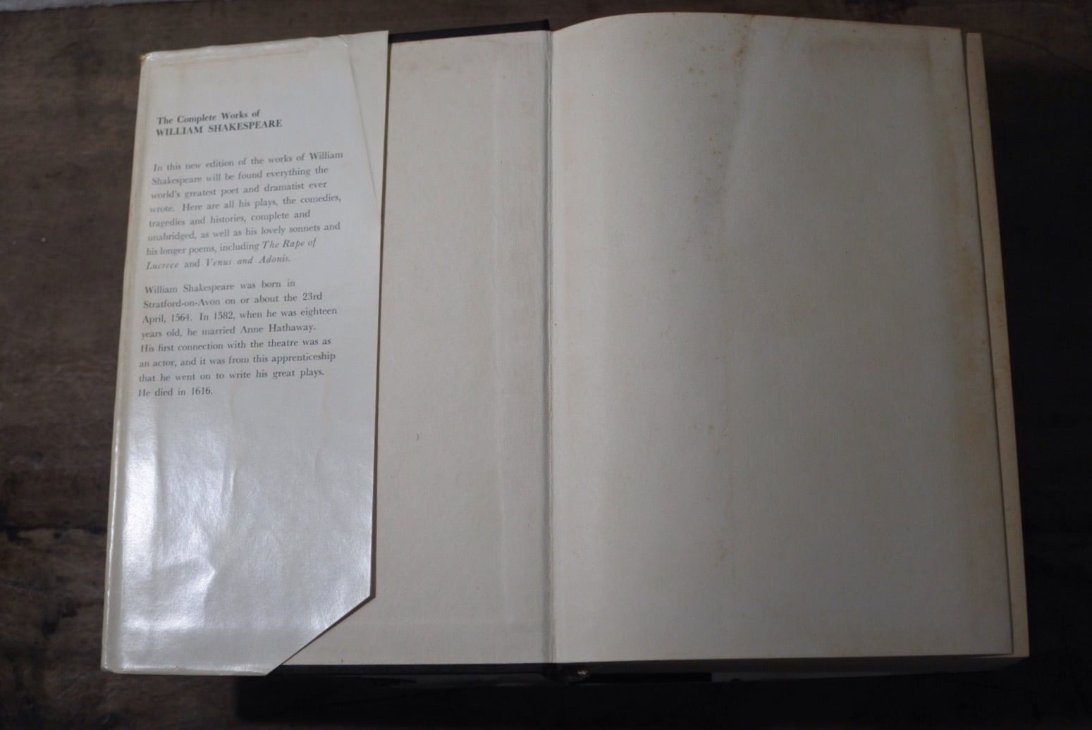 洋書 古書 The Complete Works of SHAKESPEARE ウィリアム