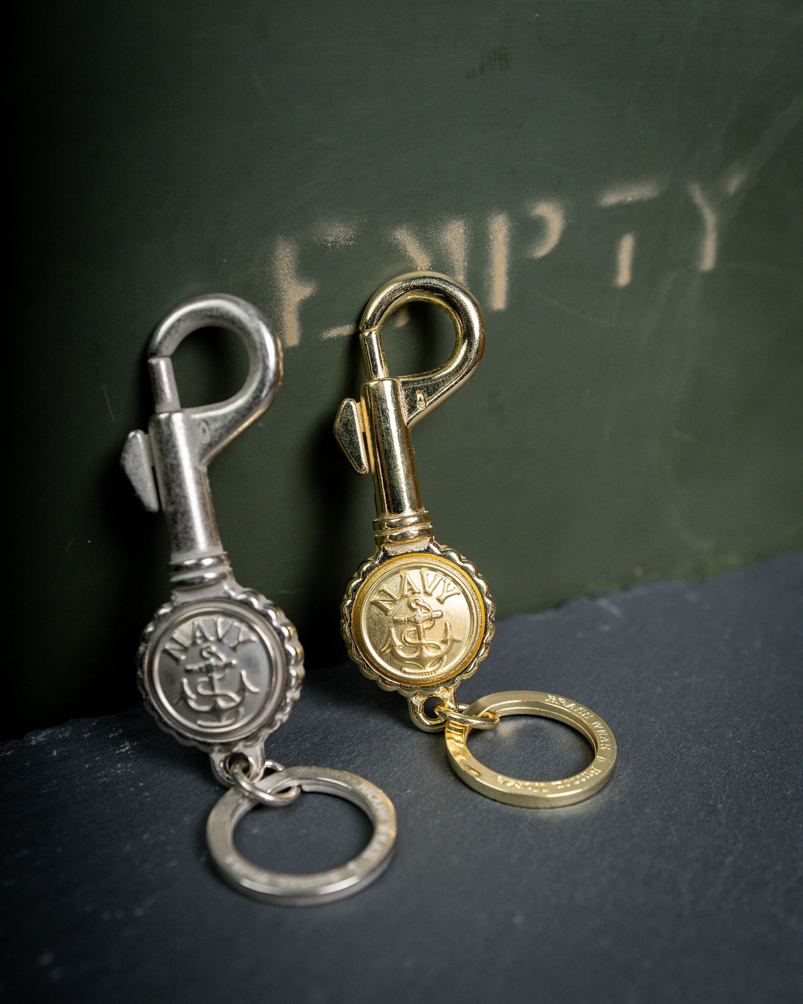 Button Works】 U.S.NAVY Bottle Opener Key Holder ボタンワークス