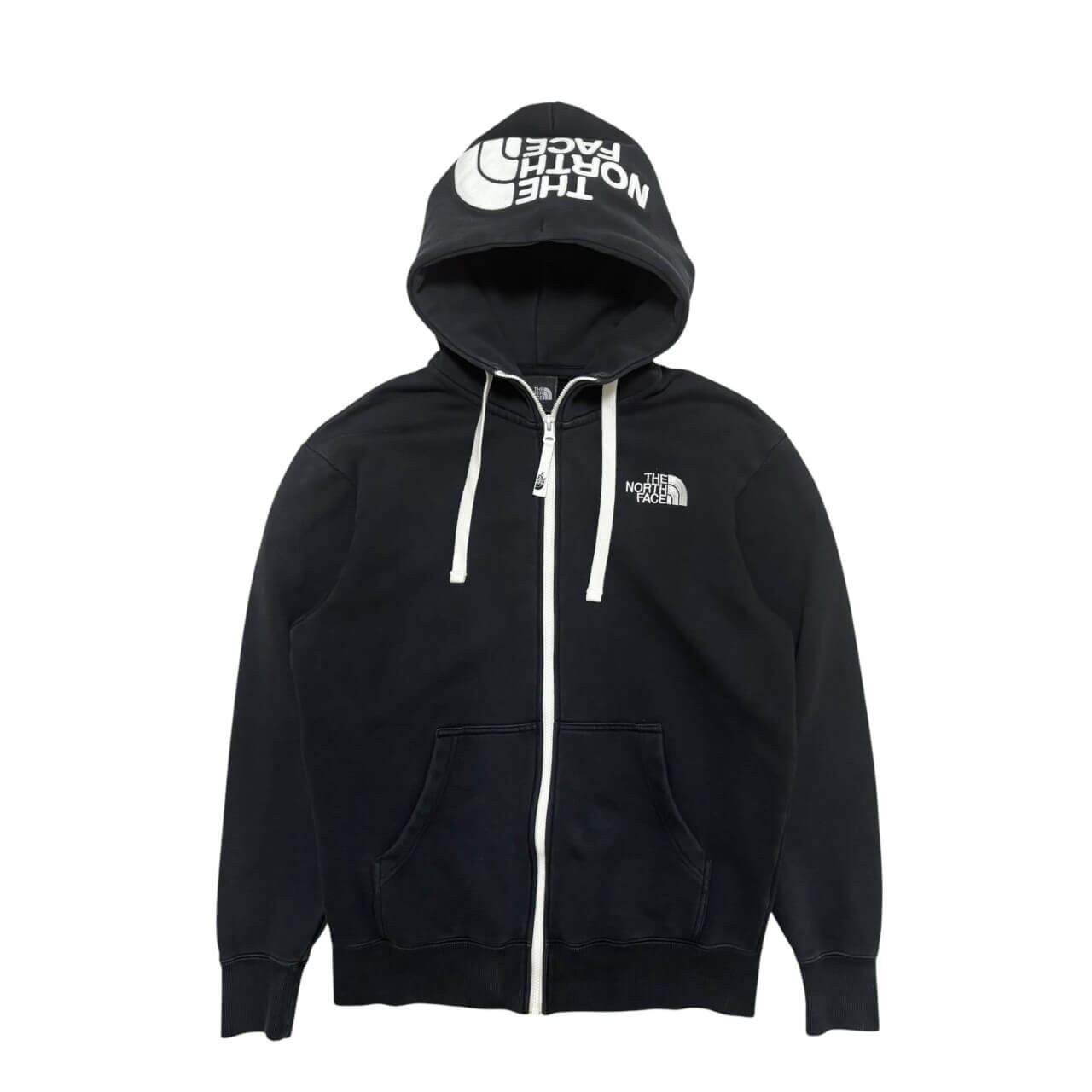 古着 ザノースフェイス リアビューフルジップフーディ クリーニング済み THE NORTH FACE メンズM ネイビー NT62130