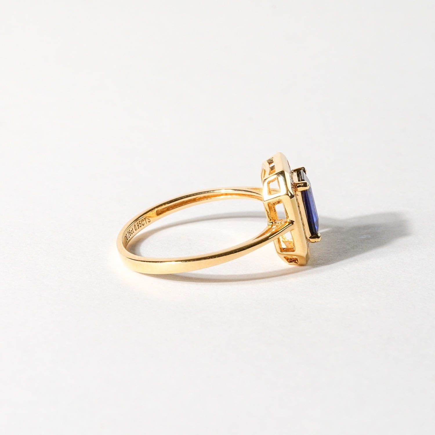 K18 / 13号】サファイア x ダイヤモンド リング | YUEN jewelry