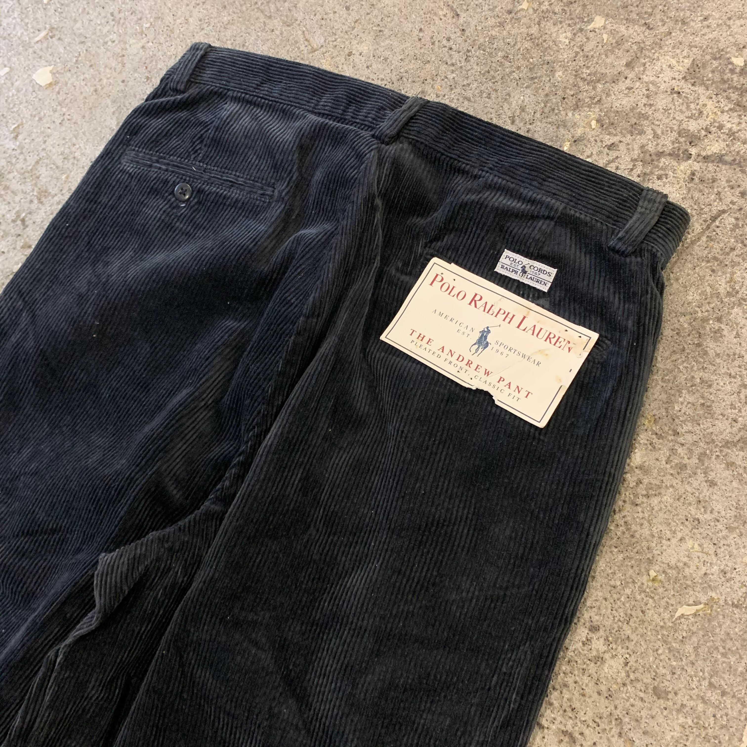 dead stock!! Polo Ralph Lauren 2tuck corduroy pants | What