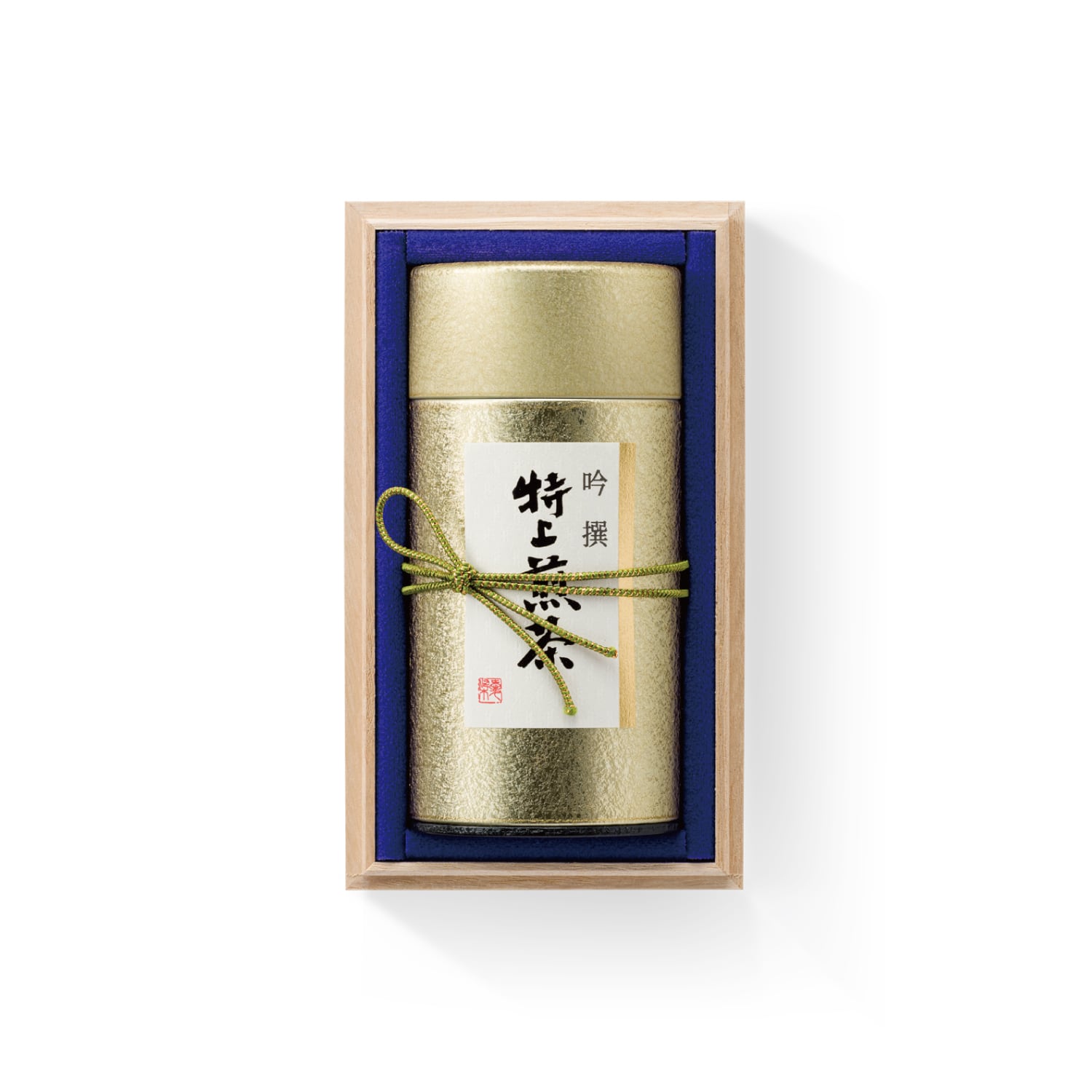 ギフト茶缶「吟撰」鳳冠180g 木箱入り