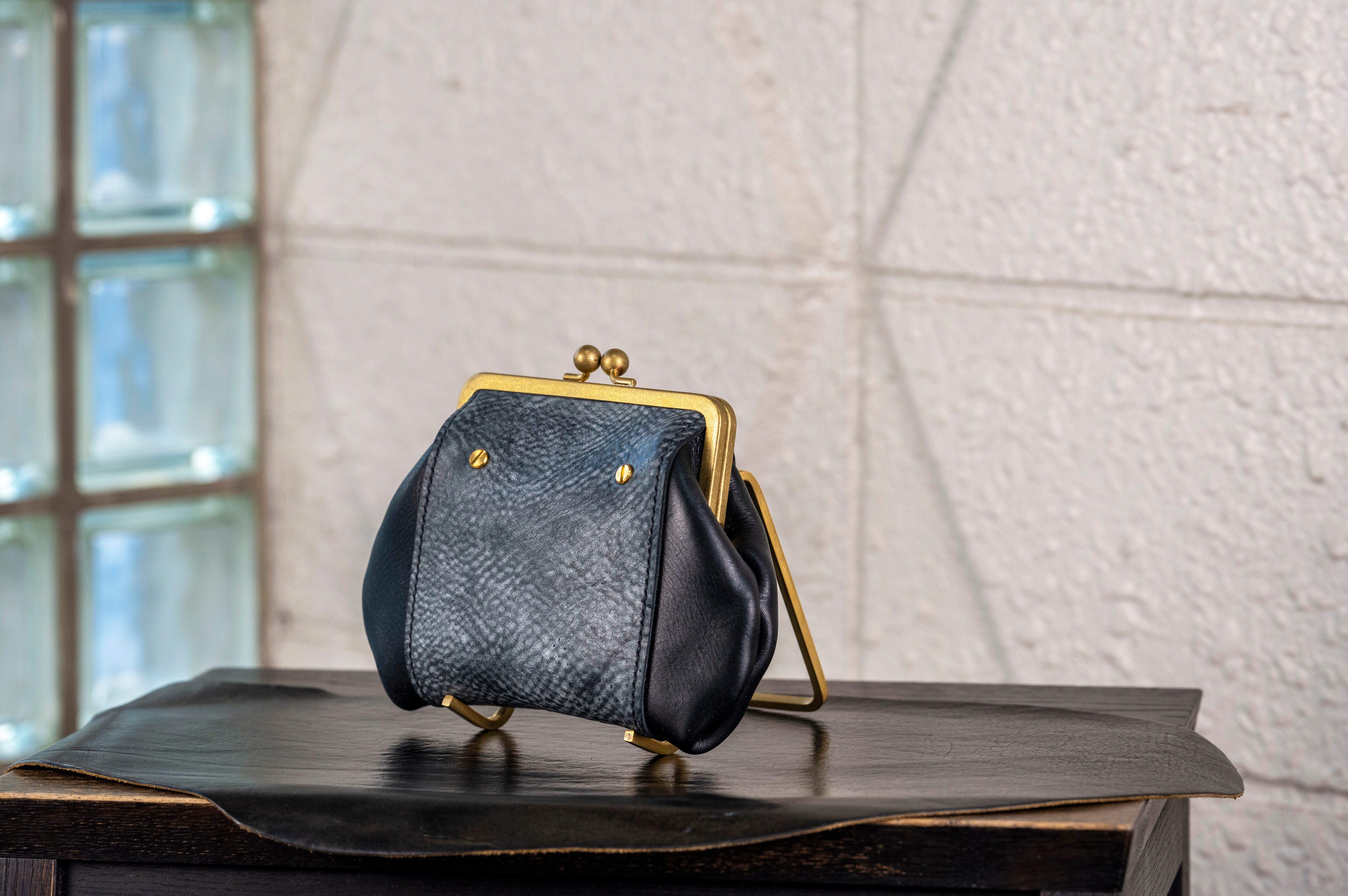 soul;solid】Brass clasp ポーチ マチなし #ALASKA(raspberry